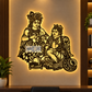2D Modern Art Radha Krishna