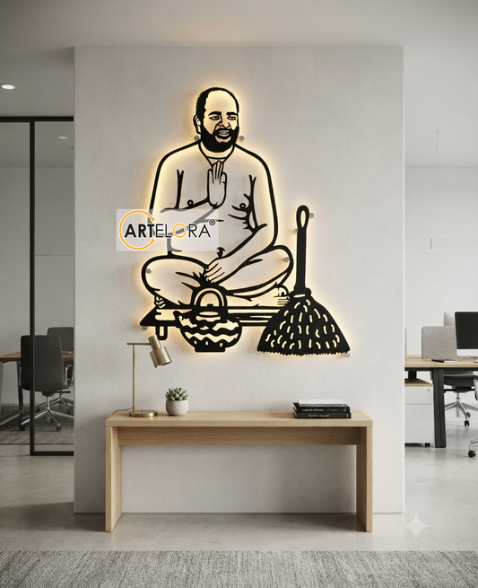 2D Modern Art Muni Shri Padm Sagarji Maharaj