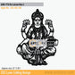 2D Modern Art Shri Lakshmi Mata Ji