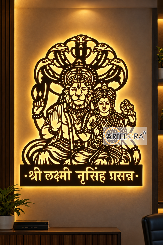 2D Modern Art Shri Lakshmi Narasimha Swamy
