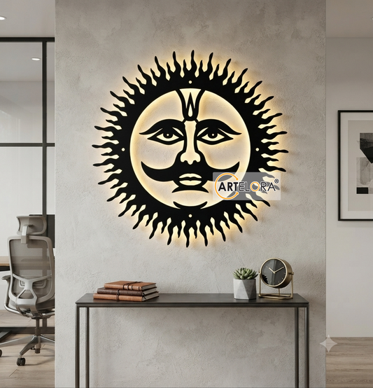 2D Modern Art Shuryadev (Sun)