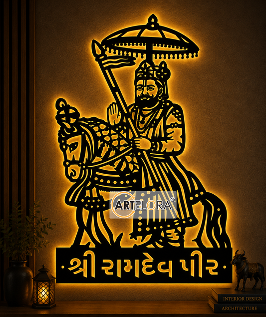 2D Modern Art Jaharveer Goga ji Maharaj (Ramdev)