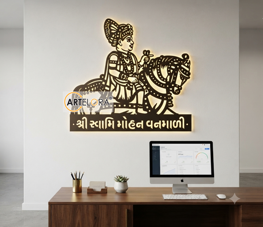 2D Modern Art Mohan Vanmali (Swaminarayan)