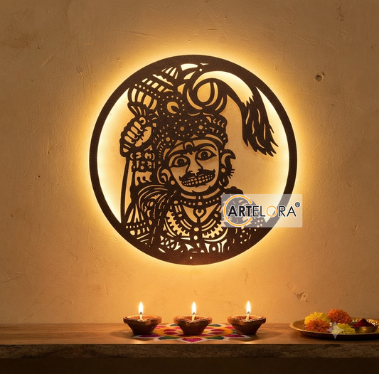 2D Modern Art Kastbhanjan Hanuman (Sarangpur)