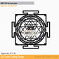 2D Modern Art shri Laxmi yantra