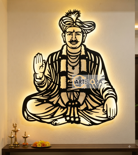 2D Modern Art Shri Godad Maharaj