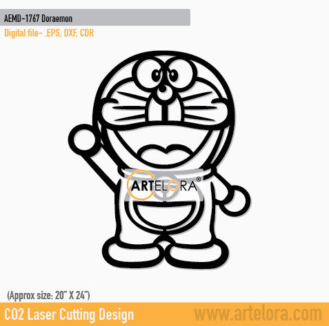 2D Modern Art Doraemon