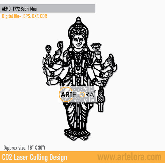 2D Modern Art Sadhi Maa
