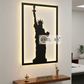 2D Modern Art Statue Of Liberty