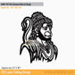 2D Modern Art Shri Hanuman Metal Art Design