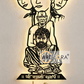 2D Modern Art Shree Sadguru Shankar Maharaj Metal Art Design