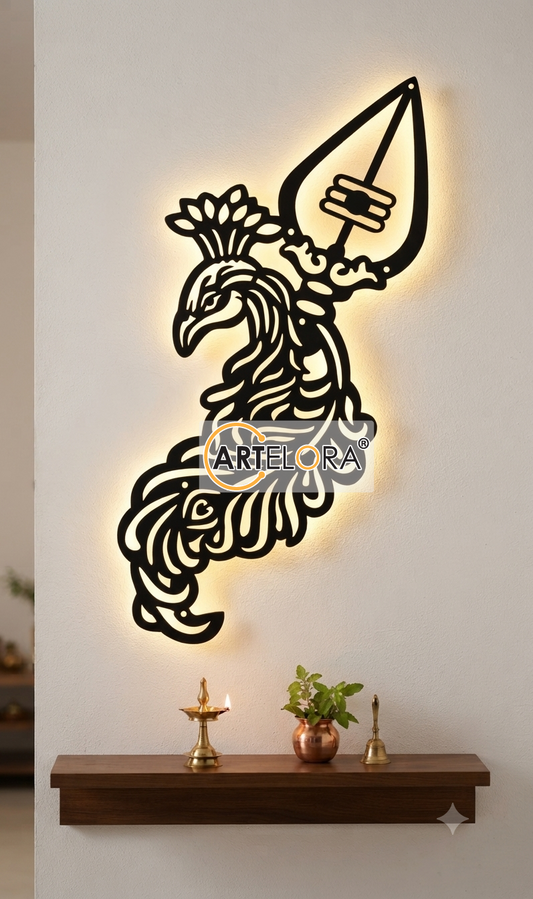 2D Modern Art Murugan Metal Art Design