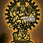 2D Modern Art Nataraja Metal Art Design