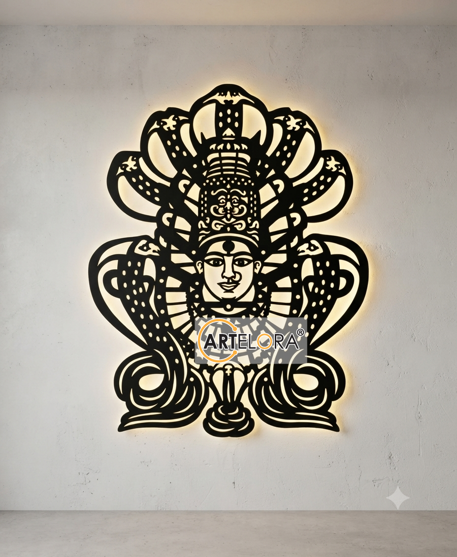 2D Modern Art Renuka Yellamma Devi Metal Art Design