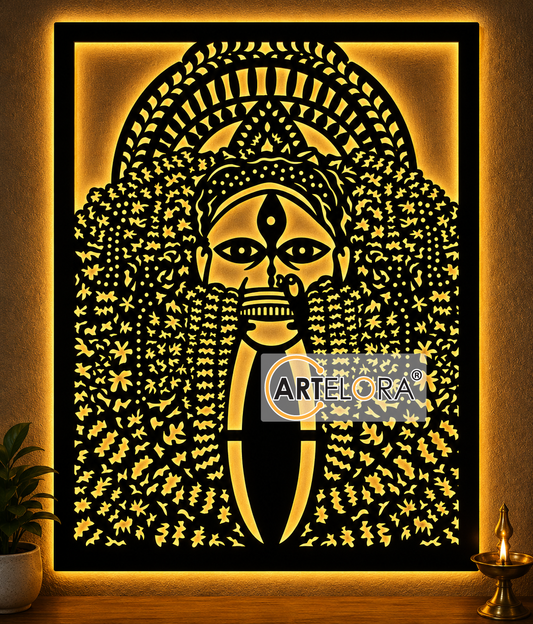 2D Modern Art Kalighat Kali Mata
