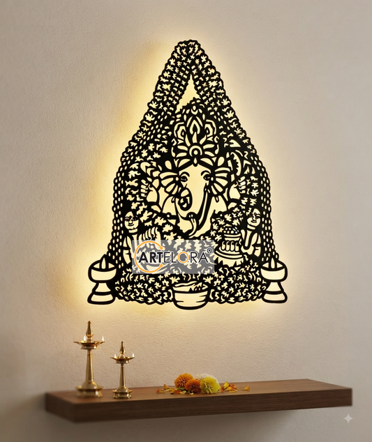 2D Modern Art Shri Siddhivinayak Ganesha