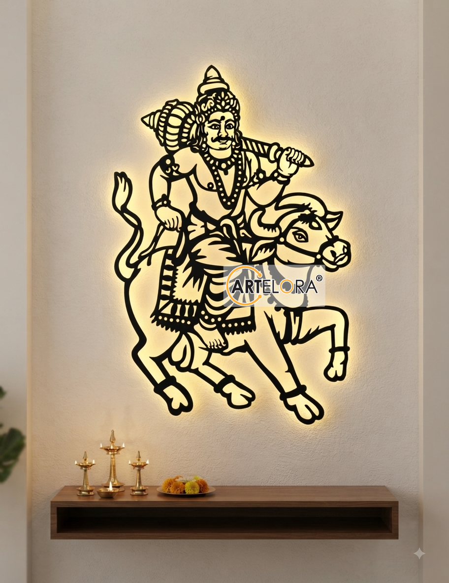 2D Modern Art Yama Dharmaraja