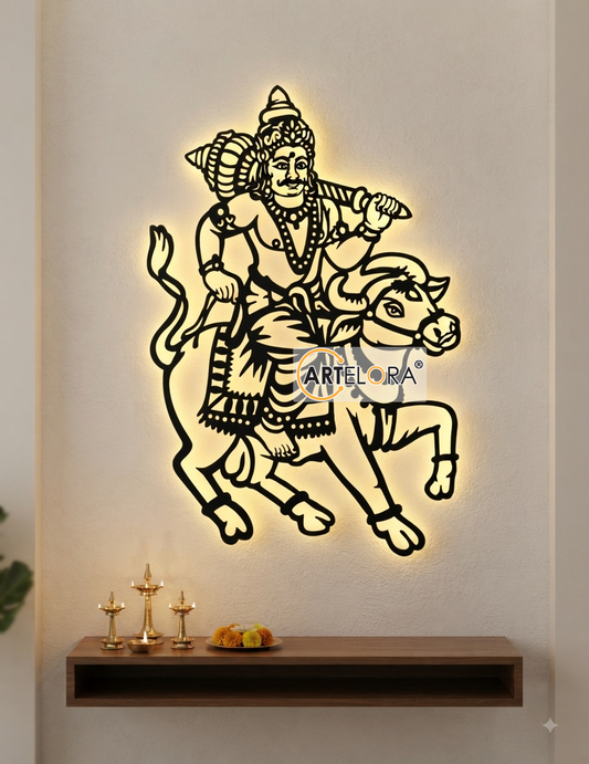 2D Modern Art Yama Dharmaraja