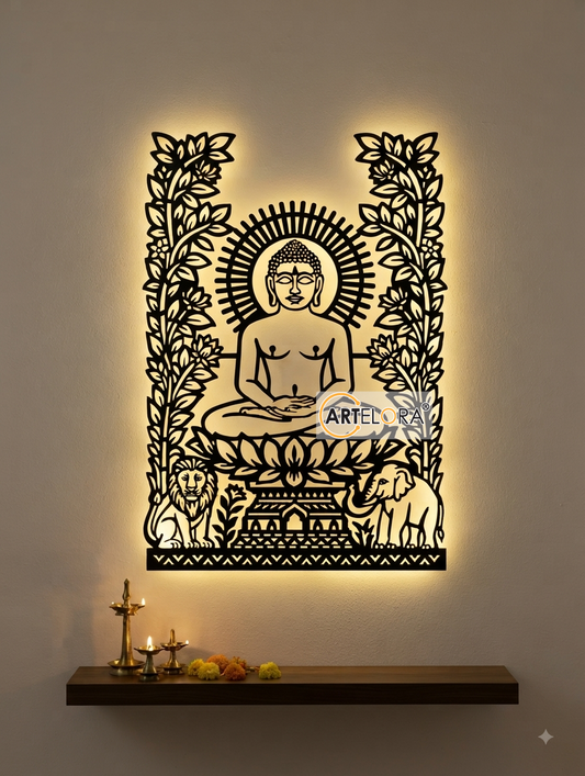 2D Modern Art Mahavir Swami