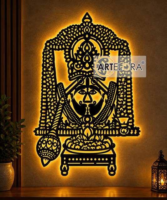 2D Modern Art Shri Salasar Balaji (Hanuman ji)