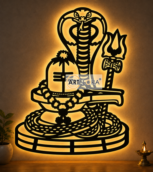 2D Modern Art Shri Shiva Ling