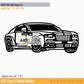 2D Modern Art Rolls Royce Car