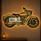 2D Modern Art Royal Enfield Bullet