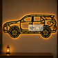 2D Modern Art Toyota Fortuner Car