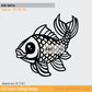 2D Modern Art Fish