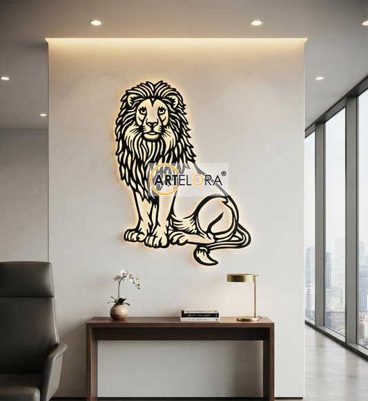 2D Modern Art Lion