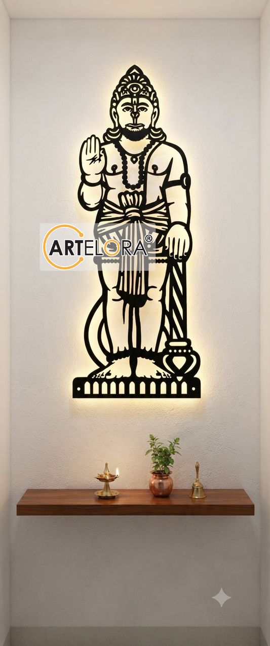 2D Modern Art Shri Salasar Balaji (Hanuman)