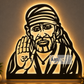 2D Modern Art Sai Baba