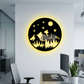 2D Modern Art MOON MOUNTAIN