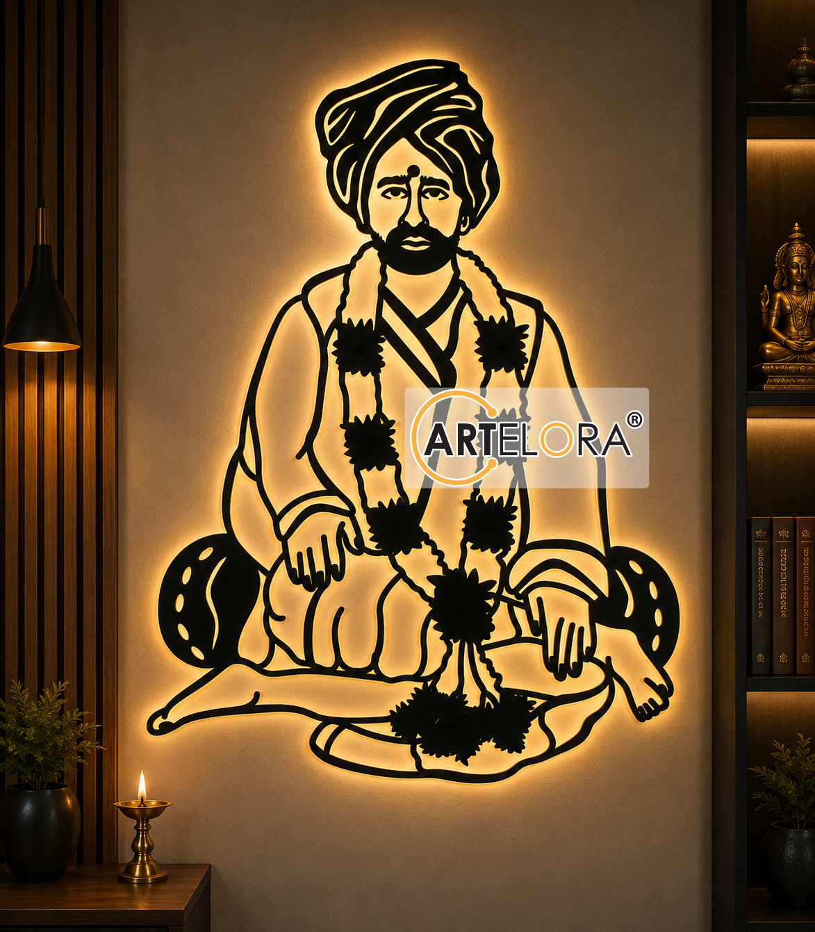2D Modern Art Sadguru Bhausaheb Maharaj