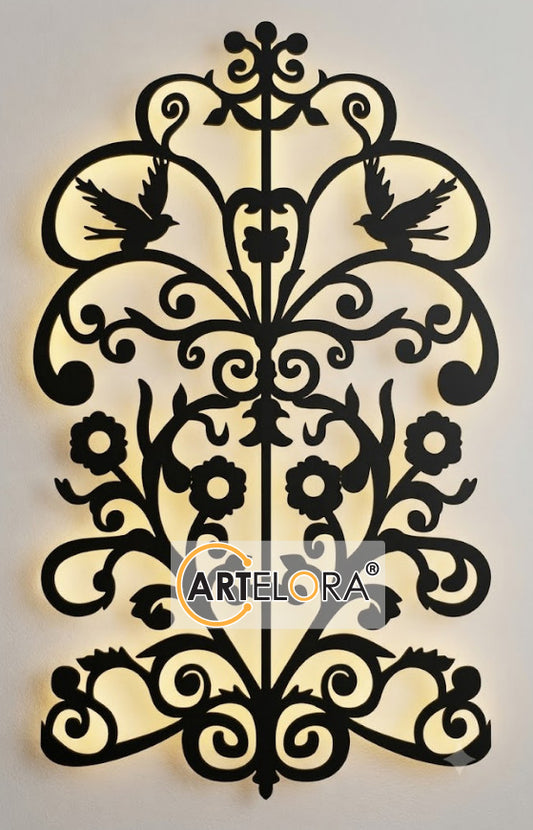 2D Modern Art Arch Metal wall art