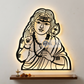 2D Modern Art Murugan swami (Kartikeya)