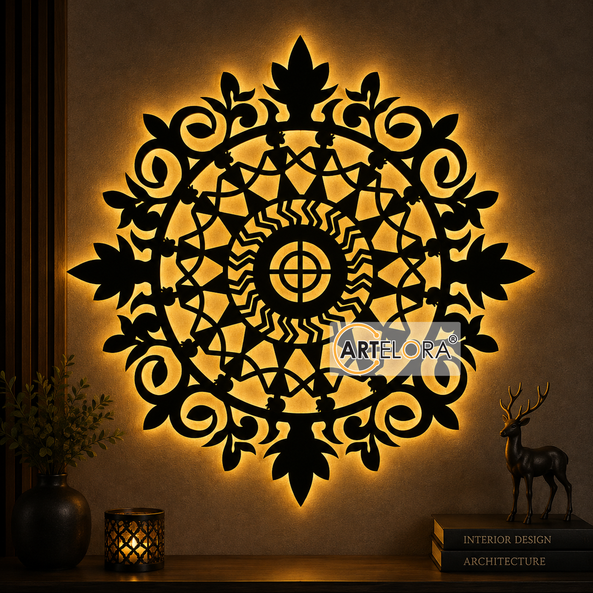 2D Modern Art Photo Frame