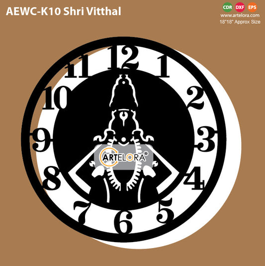 Wall Clock Shri Vitthal