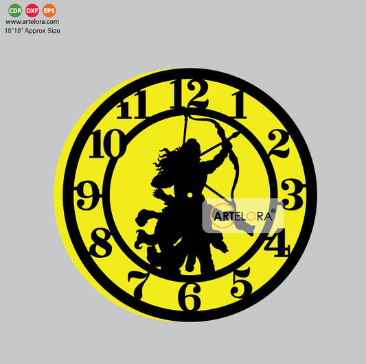 Wall Clock Shri Ram
