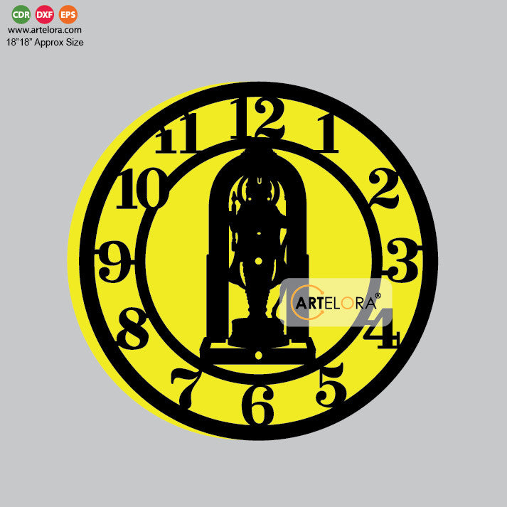 Wall Clock Shri Ram Lala