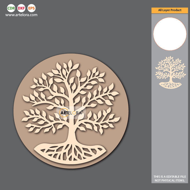 Pre Marked Base Design Tree Of Life