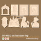 SKU-MB0212 Bani Thani (Queen-King) (Pre Marked Base Design)