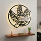 2D Modern Art Bird Laser cutting design