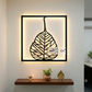 2D Modern Art leaf Laser Cutting