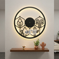 2D Modern Art panchtatva clock Laser cutting