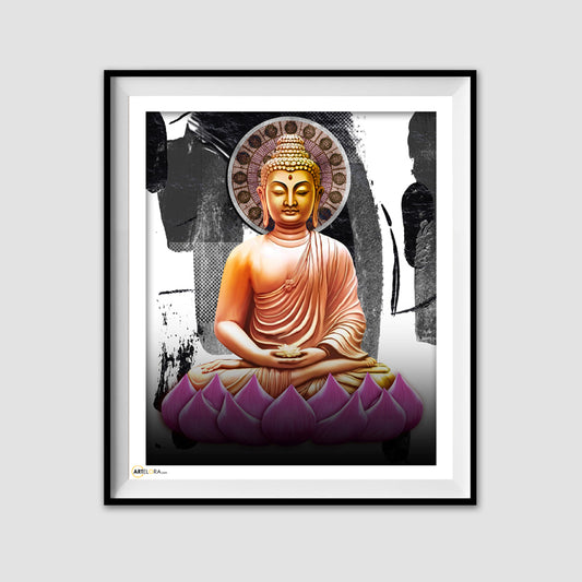 Canvas SKU AE064-20x24 (SP-1) Bhudh (God Gotam Budhha)