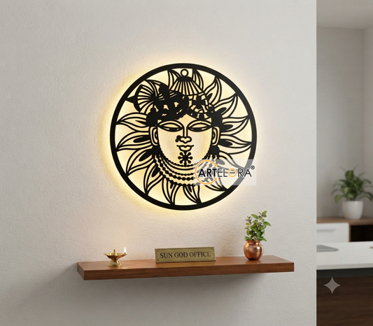 2D Modern Art Shreenath ji Laser cutting design