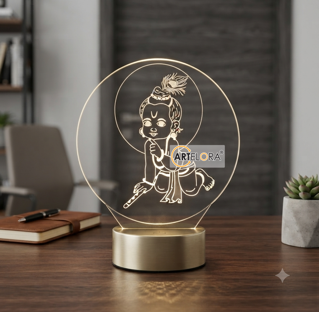 Laser Engraving Bal Krishna