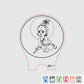 Laser Engraving Bal Krishna