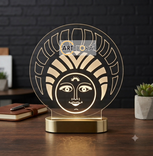 Laser Engraving Sun